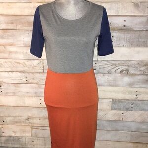 NWT S Julia. Orange gray and blue